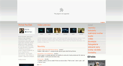Desktop Screenshot of michalpavlicek.com